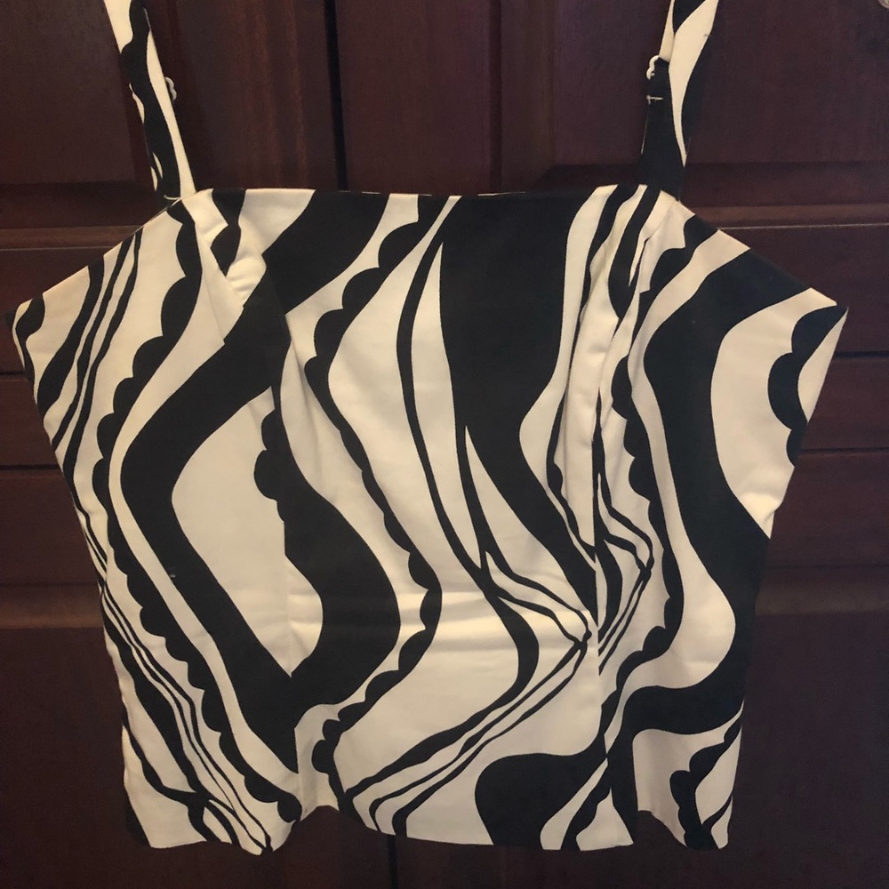 Black and white camisole